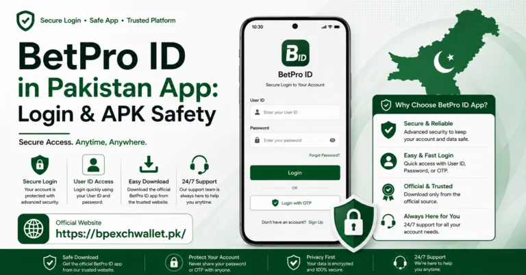 BetPro ID in Pakistan App Guide