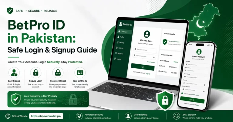 BetPro ID in Pakistan login guide