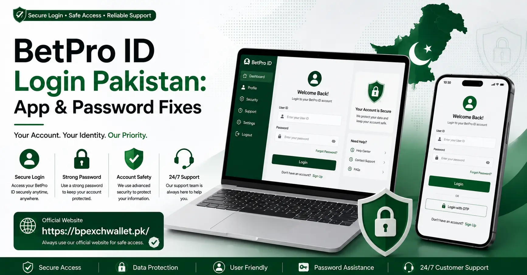 BetPro ID login Pakistan guide