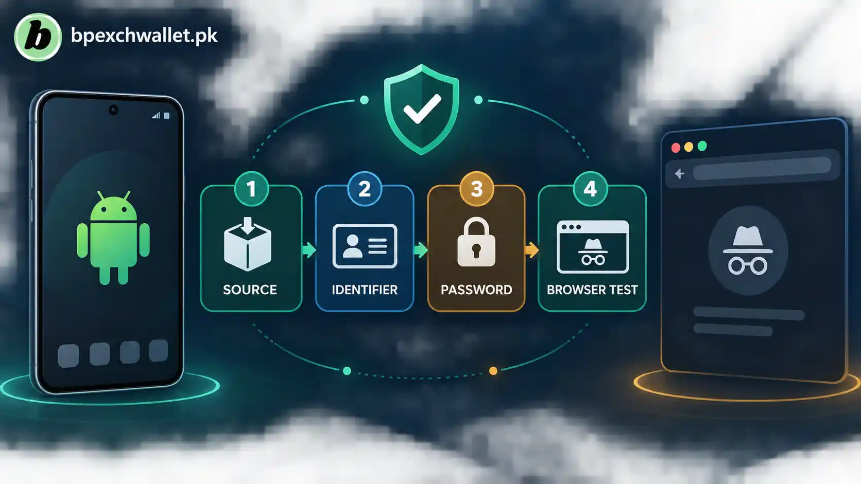 Phishing and password safety for BPExch app access