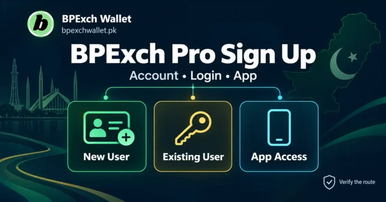 BPExch Pro sign up guide for new users in Pakistan